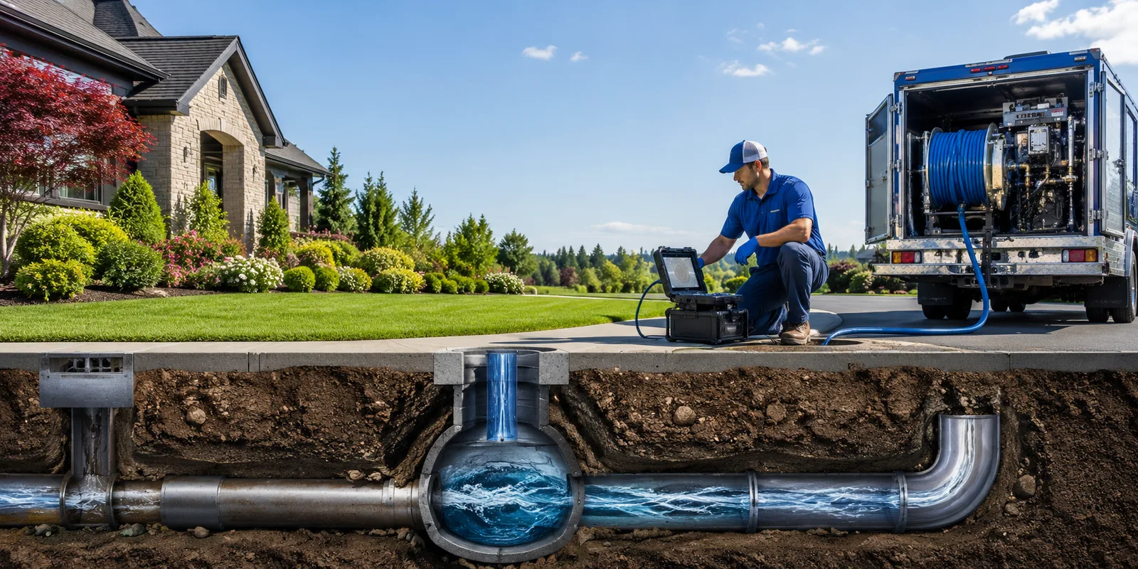 Drainage restoration information for Center Point, IA